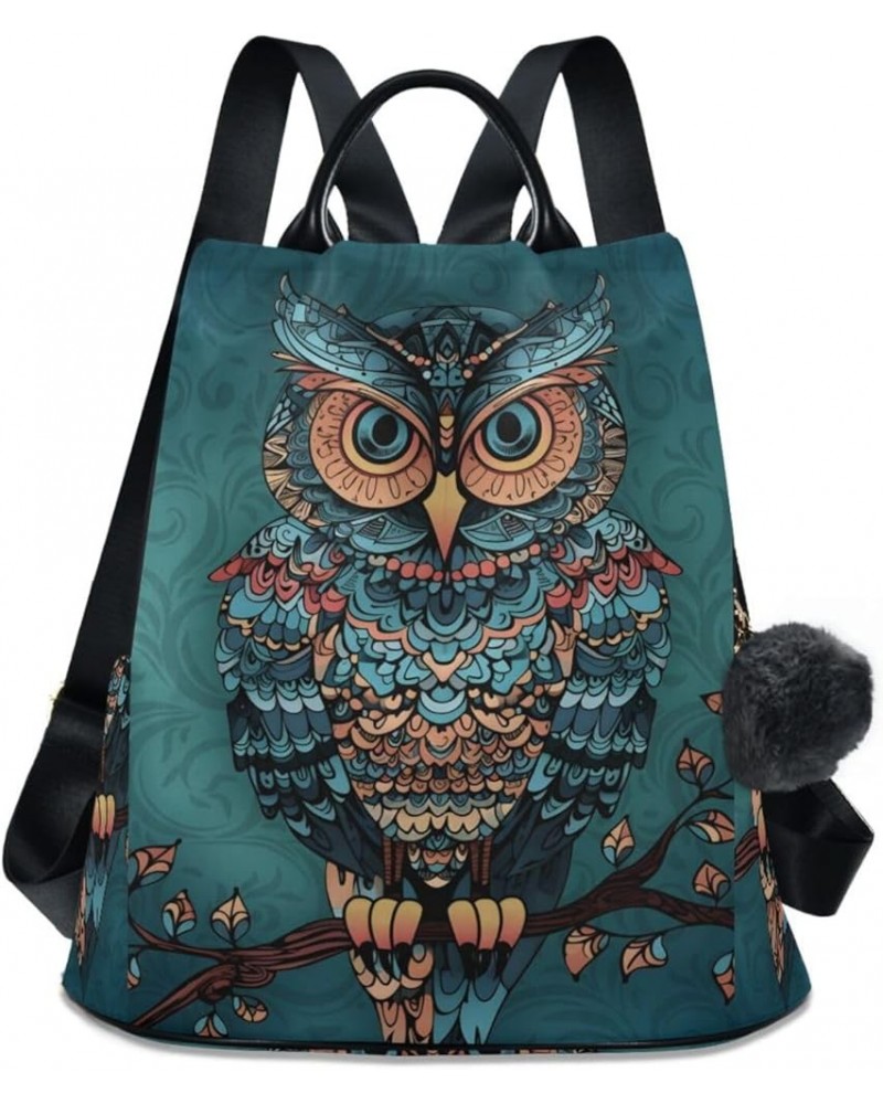 Butterfly Stars Starry Night Sky Backpack Purse for Women Anti Theft Fashion Back Pack Shoulder Bag Owl $9.22 Backpacks