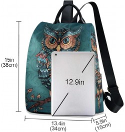 Butterfly Stars Starry Night Sky Backpack Purse for Women Anti Theft Fashion Back Pack Shoulder Bag Owl $9.22 Backpacks