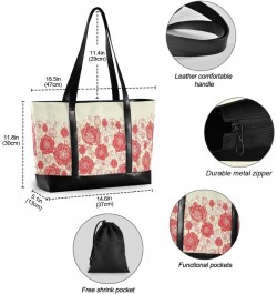 Women's Tote Shoulder Bag Read Sketch Flower Rainbow Flag Capacity Handbag $18.92 Totes