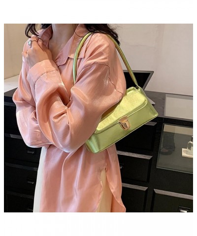 Stylish Underarm Bag for Women Lightweight Shoulder Bags PU Handbag Satchel Rose Pink $16.72 Totes