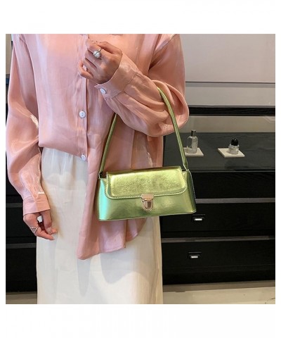 Stylish Underarm Bag for Women Lightweight Shoulder Bags PU Handbag Satchel Rose Pink $16.72 Totes