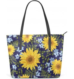 Handbags for Women Tote Bags with 11.08"(L) x 3.54"(W) x 11.02"(W) - Sunflower Pattern $25.36 Totes