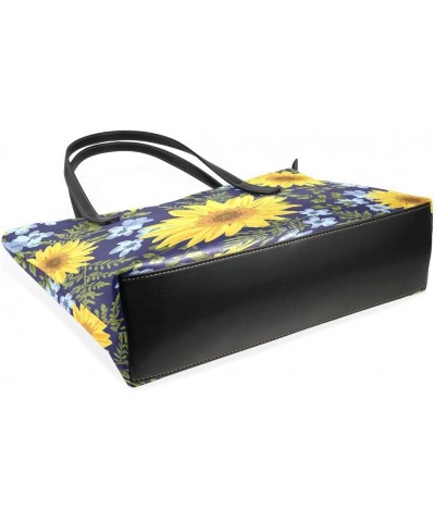 Handbags for Women Tote Bags with 11.08"(L) x 3.54"(W) x 11.02"(W) - Sunflower Pattern $25.36 Totes