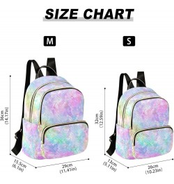 Women Backpack Tie Dye Galaxy Rainbow Anti-Theft Travel Backpack with Luggage Belt Lightweight Handbag Lady Purse Roomy Doubl...