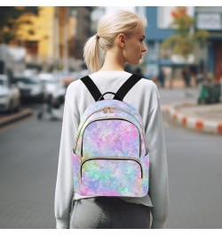 Women Backpack Tie Dye Galaxy Rainbow Anti-Theft Travel Backpack with Luggage Belt Lightweight Handbag Lady Purse Roomy Doubl...