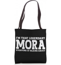 Mora Surname Funny Team Family Last Name Mora Tote Bag $15.33 Totes