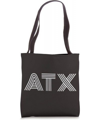 ATX / Austin TX Retro Design In White Tote Bag $11.93 Totes