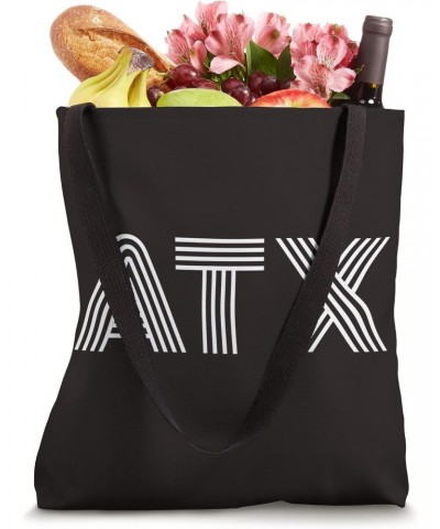 ATX / Austin TX Retro Design In White Tote Bag $11.93 Totes