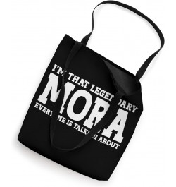 Mora Surname Funny Team Family Last Name Mora Tote Bag $15.33 Totes