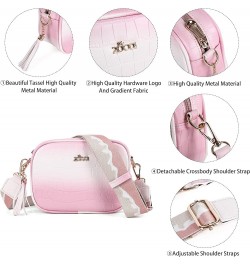 Camera Crossbody Shoulder Bags for Women Small Cluth Vegan Leather Handbag Purses with Adjustable Strap Lightweight Pink $17....