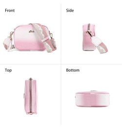 Camera Crossbody Shoulder Bags for Women Small Cluth Vegan Leather Handbag Purses with Adjustable Strap Lightweight Pink $17....