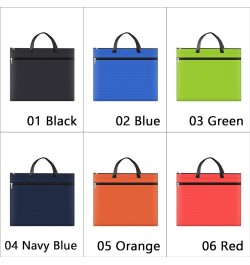 Oxford Cloth Document Bag, Zipper Design, Waterproof, A3 Sketch Drawing Portable Storage Bag, 17.5" X 13.4" (6 Colors) 03 Gre...