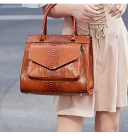 Women's PU Leather Crossbody Purse Handbag Ladies Shoulder Bag Top Handle Satchel Tote Work Bag Brown $44.92 Totes