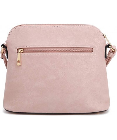 Lunar Lightweight Medium Dome Crossbody Bag Shoulder Bag with Tassel | Zipper Pocket | Adjustable Strap Blush / Navy 1 $12.45...