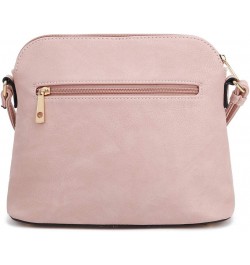 Lunar Lightweight Medium Dome Crossbody Bag Shoulder Bag with Tassel | Zipper Pocket | Adjustable Strap Blush / Navy 1 $12.45...