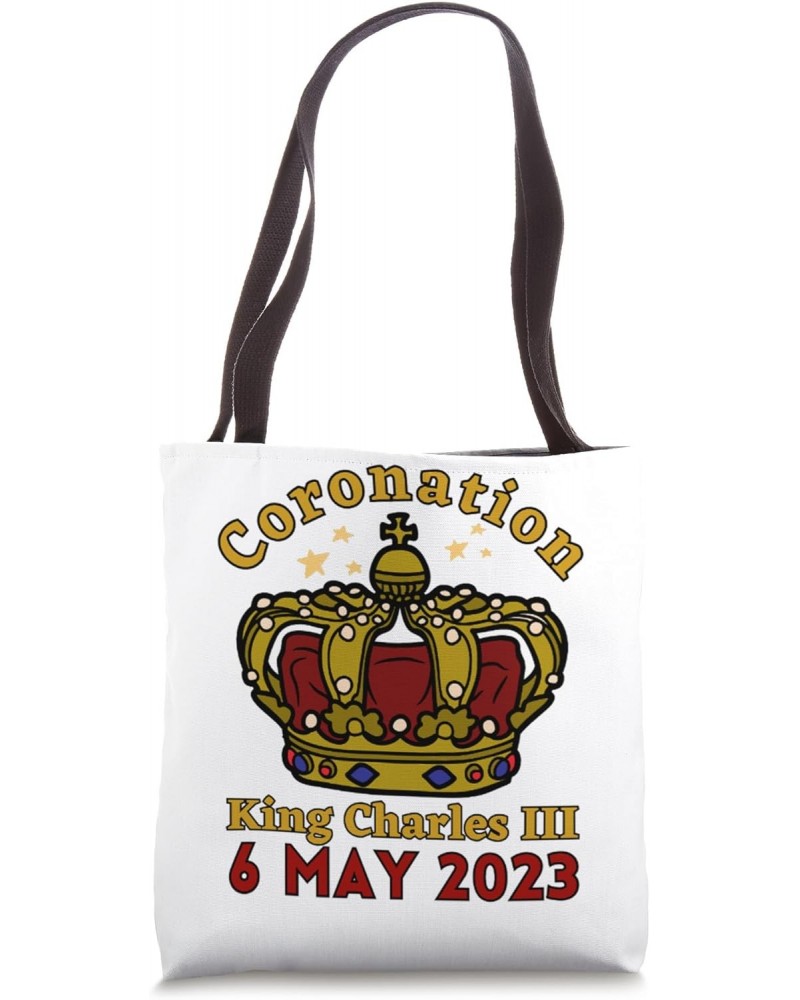 CR III King Charles Coronation May 2023 British Royal Family Tote Bag $10.70 Totes