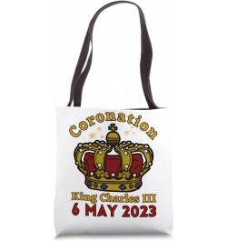 CR III King Charles Coronation May 2023 British Royal Family Tote Bag $10.70 Totes