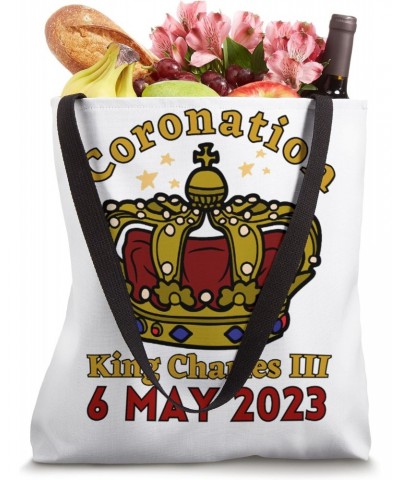 CR III King Charles Coronation May 2023 British Royal Family Tote Bag $10.70 Totes