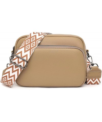 Crossbody Bags for Women, Shoulder Handbags, Wallet Satchel Purse with Adjustable Strap Khaki $19.86 Totes