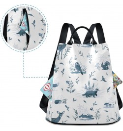 Backpack Purse for Women Fashion Travel Anti-theft Owl Deer Fox Cartoon Animals Daypack Casual Shoulder Bag Medium Size $17.1...