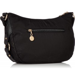 Women's [Lightweight] [Original Pattern] Crossbody Shoulder Bag with Pocket Black $27.57 Shoulder Bags