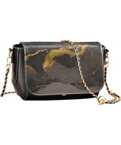 Colorful Marble Women's Crossbody Handbags, PU Leather Flap Crossbody Bags, Women's Shoulder Handbag Purse Style02 $22.39 Cro...