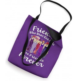 Friends Who Wear Red Hats Elegant Style Gift | Purple Tote Bag $14.98 Totes