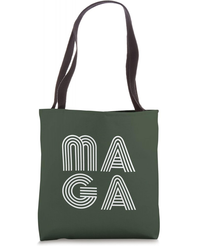 MAGA Retro Linear Design Tote Bag $14.84 Totes