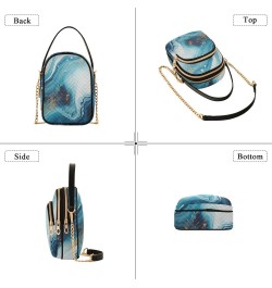 Marble Print Small Crossbody Purses for Women Crossbody Bags Fanny Packs Handbags Wallet Cell Phone Shoulder Purse for Women ...