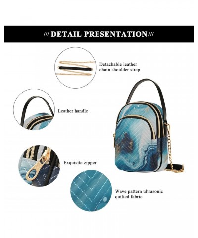 Marble Print Small Crossbody Purses for Women Crossbody Bags Fanny Packs Handbags Wallet Cell Phone Shoulder Purse for Women ...