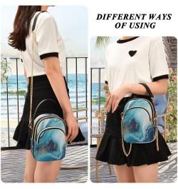 Marble Print Small Crossbody Purses for Women Crossbody Bags Fanny Packs Handbags Wallet Cell Phone Shoulder Purse for Women ...