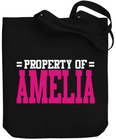 Property of Amelia Bicolor Canvas Tote Bag 10.5" x 16" x 4 $19.60 Totes