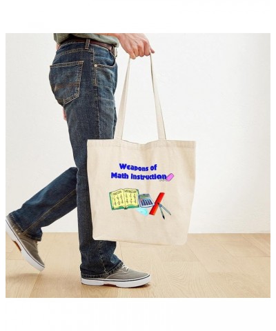 Scott's Weapons of Math Destruction Tote Bag Natural Canvas Tote Bag, Cloth Shopping Bag Scott's Weapons of Math Destruction ...