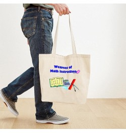 Scott's Weapons of Math Destruction Tote Bag Natural Canvas Tote Bag, Cloth Shopping Bag Scott's Weapons of Math Destruction ...