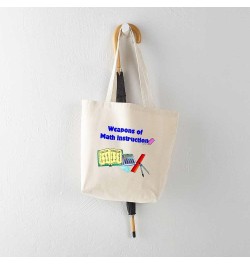 Scott's Weapons of Math Destruction Tote Bag Natural Canvas Tote Bag, Cloth Shopping Bag Scott's Weapons of Math Destruction ...