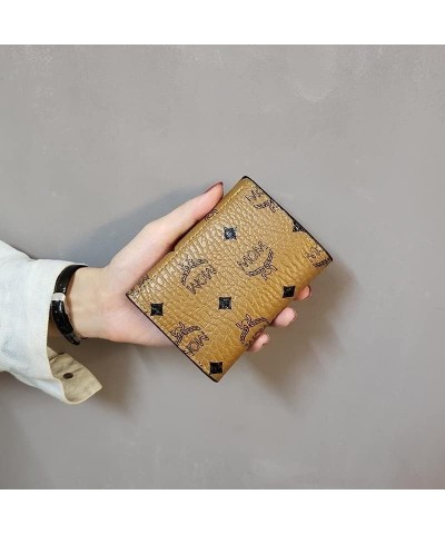 Wallet Simple Square Women's Wallet Short Buckle Small Wallet Mini Coin Purse Female Clutch Card Holder Money Bag (Color : B,...