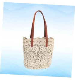 Girl Gift Large Capacity Bag Women Shoulder Bag Women Bag Miss Lace Bag Outdoor Cloth Bag Womens Bag Brown $19.44 Totes