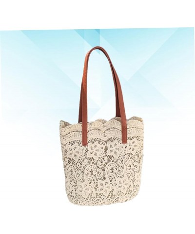 Girl Gift Large Capacity Bag Women Shoulder Bag Women Bag Miss Lace Bag Outdoor Cloth Bag Womens Bag Brown $19.44 Totes