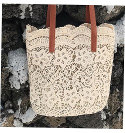 Girl Gift Large Capacity Bag Women Shoulder Bag Women Bag Miss Lace Bag Outdoor Cloth Bag Womens Bag Brown $19.44 Totes