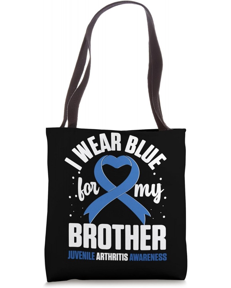 Blue Ribbon Juvenile Arthritis Awareness Month Dad Mom Tote Bag $11.50 Totes