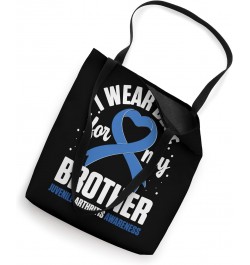 Blue Ribbon Juvenile Arthritis Awareness Month Dad Mom Tote Bag $11.50 Totes