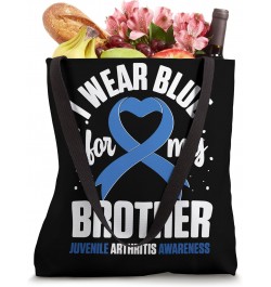 Blue Ribbon Juvenile Arthritis Awareness Month Dad Mom Tote Bag $11.50 Totes