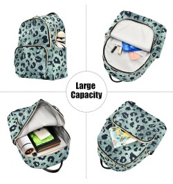 Leopard Print Dot Backpack Purse for Women Lightweight Back Pack Casual Daypack Travel Shoulder Bag Bookbag - M Medium Multi0...