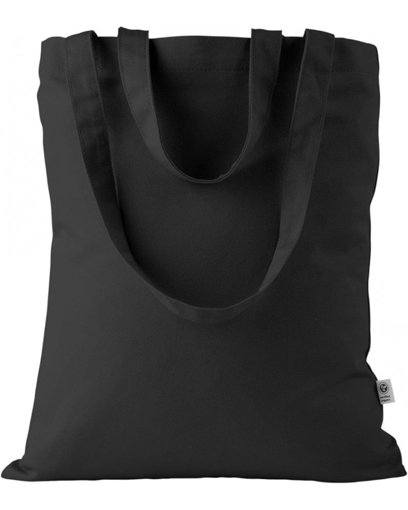 Organic Cotton Twill Go Forth Tote Black $9.12 Totes