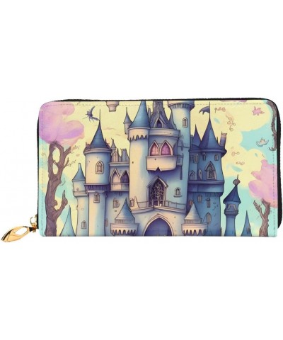 Fairytale CastleWomen'S Zipped Wallet With Multiple Card Slots. With Zipped Coin Pocket. $22.34 Wallets