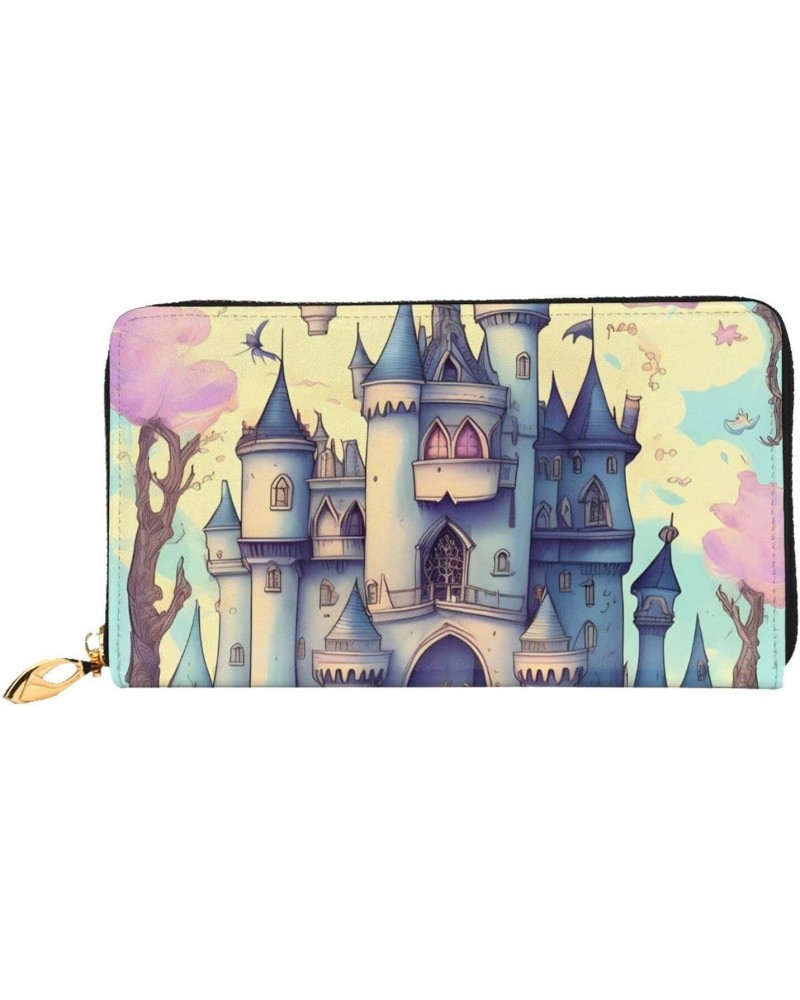 Fairytale CastleWomen'S Zipped Wallet With Multiple Card Slots. With Zipped Coin Pocket. $22.34 Wallets