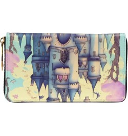 Fairytale CastleWomen'S Zipped Wallet With Multiple Card Slots. With Zipped Coin Pocket. $22.34 Wallets