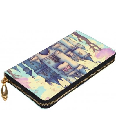 Fairytale CastleWomen'S Zipped Wallet With Multiple Card Slots. With Zipped Coin Pocket. $22.34 Wallets