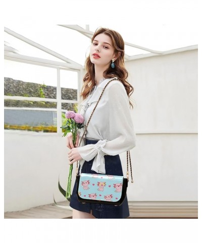 Crossbody Bags for Women Trendy Women's Black Shoulder Bag Small PU Leather Flap Cross Body Bag Handbags Pattern20 $19.67 Cro...