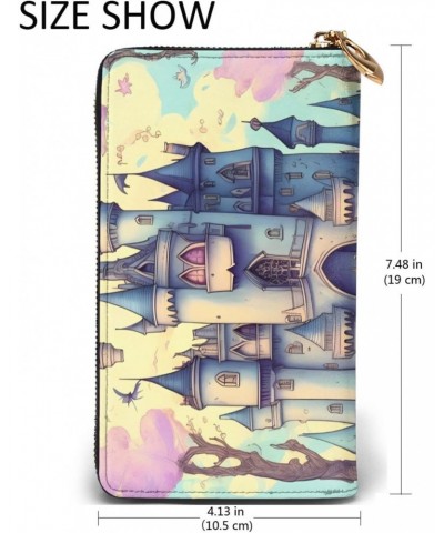 Fairytale CastleWomen'S Zipped Wallet With Multiple Card Slots. With Zipped Coin Pocket. $22.34 Wallets